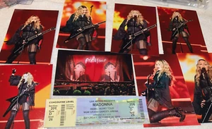 MADONNA ORIGINAL REBEL HEART KONZERT TICKET MIT FOTOS MGM LAS VEGAS NV USA - Bild 1 von 10
