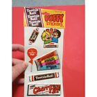 Vintage 80s puffy tootsie roll candy sticker package