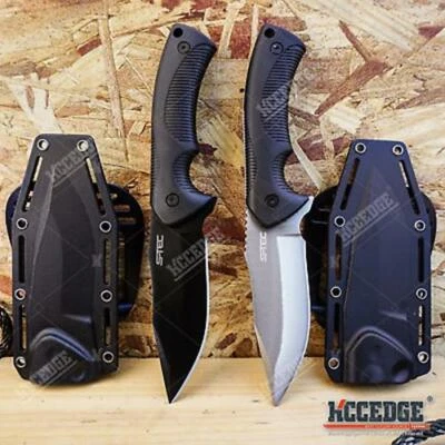 9" Tactical Combat Survival Fixed Blade Knife w/ Kydex Sheath & Belt Clip
