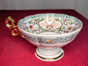TAZA DE TÉ FLORAL CHINA ARDALT LENWILE PINTADA A MANO JAPONESA VINTAGE 6124 - Imagen 1 de 6
