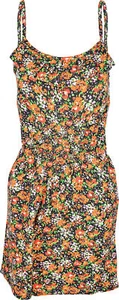 Vintage FLOWER Blüten Retro TRÄGER Anzug PLAYSUIT Rockabilly - Bild 1 von 1