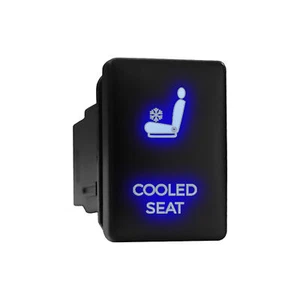 COOLED SEAT - LED Push Button Replacement for TOYOTA (1.28 x 0.87 in) Blue - Picture 1 of 3