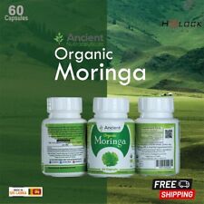 Organic Moringa Oleifera 60 Natural Herbal Pill Container 500mg Multi Vitamins