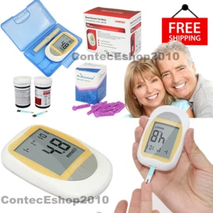 KH-100 Blood Glucose Meter Diabetic Suger Test Patient Monitor 50pcs Strips - Picture 1 of 10
