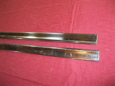 NOS 1958 Chevrolet Biscayne front left and right door upper mouldings, 4 door - Image 1 of 4