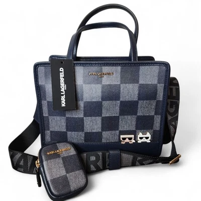 Bolso Bandolera Karl Lagerfeld Paris Maybelle a Cuadros Bolso Karl Cat Foto 1 de 4