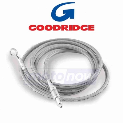 Goodridge Stainless Steel Braided Hydraulic Clutch Line Kit for 2010 Harley xd - Imagem 1 de 4