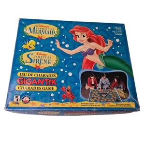 Rare 1990s Disney Little Mermaid Gigantik Charades Game Vintage Complete - Picture 1 of 10