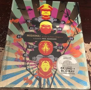 MISHIMA: A LIFE IN FOUR CHAPTERS 4K UHD + BLU-RAY NEW SEALED CRITERION - Picture 1 of 1