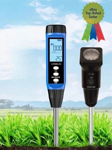 4-in-1 Digital Soil PH Tester – Moisture, Temperature & Light Meter for Plants - Picture 1 of 28