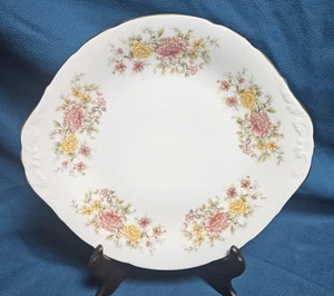 Vintage Bone China Colclough Amanda - Eared Cake Plate - Picture 1 of 6