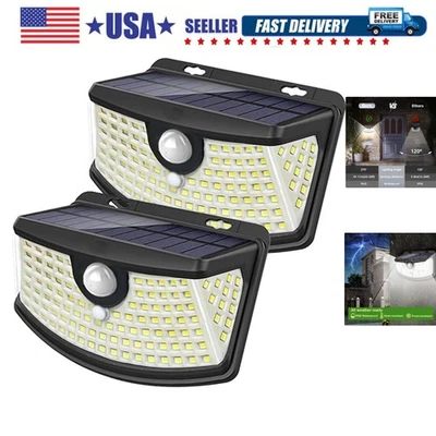 High-Performance Solar Motion Sensor Step Lights - 2-Pack with Multiple Modes - Image 1 of 4