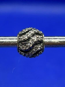 Echt Pandora Sterlingsilber Winter Wisp Klar CZ Pave Charm 791197CZ ALE - Bild 1 von 5