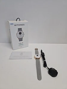 Withings Steel HR – 36 mm – Rosegold / Grau – Mit OVP & Ladekabel - Defekt #1845 - Zdjęcie 1 z 6
