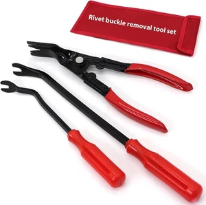 3 Pcs Auto Clip Pliers Set and Fastener Remover,Car Trim Rivet Removal Pry Tool - Bild 1 von 7