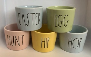 Set of 5 Rae Dunn Pastel Easter Egg Dye Cups - Picture 1 of 21