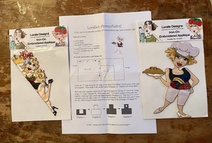 Loralie’s ApronAntics! Apron Kit, Incl Fabric, Instructions And Bias Roll - Picture 1 of 2