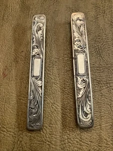 Vintage 800 Silber Blumen Geldklammer Lot - Bild 1 von 10