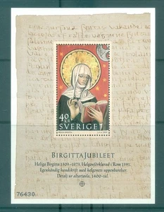 Suecia - Sc# 2465. St. Bridgit 2003. Hoja de recuerdo MNH. $12,50. - Imagen 1 de 1