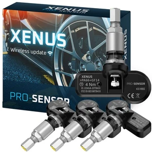 XENUS Reifendrucksensor Silber 4 Stück RDKS TPMS für Fiat Alfa Romeo 56029398AA - Picture 1 of 7
