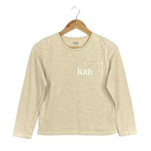 Kith Kids Quinn L/S Pocket Tee Plaster / Tan Size 12 - Picture 1 of 11