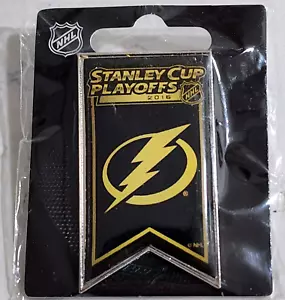 Spilla banner squadra Tampa Bay LIGHTNING 2016 NHL Hockey Stanley Cup Playoffs NUOVA - Foto 1 di 6