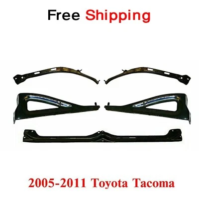 For 2005-2011 Toyota Tacoma Front Bumper Center Outer Bracket Set 5pc - Image 1 of 4