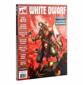 WHITE DWARF ISSUE 473 FEBRUARY 2022 WARHAMMER MAGAZINE NEW - Picture 1 of 2