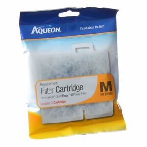 Aqueon Cartridges Medium for filters QuietFlow Led 10, E20. Replacement M, New