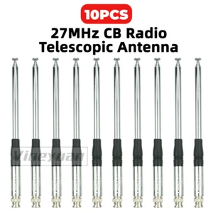 10 szt. 150cm / 59,05 cala 27MHz CB Radio Antena teleskopowa BNC Wtyczka Złącze Radio - Zdjęcie 1 z 12
