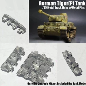 1/35 Elefante Alemán/VK 45 Tigre (P) Tanque Plomo-Estaño Aleación Eslabones de Pista con Pasadores de Metal - Imagen 1 de 4