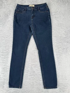 D.Jeans Jeans Womens 6P Blue Denim Skinny Dark Wash Mid Rise Cotton Blend 28x28 - Picture 1 of 17
