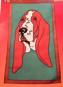 Basset Hound Raza de Perro, Aplicada/Cosida Decorativa CASA Bandera #66356 - Imagen 1 de 4