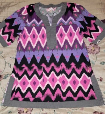 KOI Tori Womens medical Scrub top Patterned Print Small 136 - Изображение 1 из 4