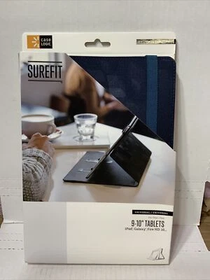 📀 Case Logic Surefit Folio for 9-10 inch Tablets - Dress Blue - Image 1 of 4