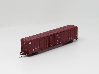 Atlas 50004073 Atchison Topeka y Santa Fe BX-166 vagón de carga escala N Foto 1 de 4