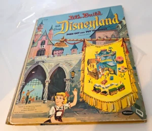 1957 Disney Lets Build Disneyland Push Out & Put Together HC Book (Unpunched) - Foto 1 di 19