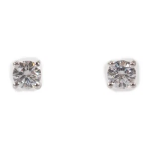 Designer Jewelry Earrings Pt900 Platinum Diamond Women's ISY - Picture 1 of 5