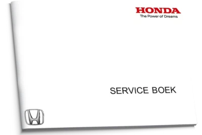 Libretto di manutenzione Honda pulizia belga - Immagine 1 di 3