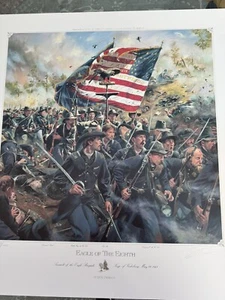 Don Troiani - The Eagle Of The Eighth, Civil War Print Sold Out Rare, #37 No C - Picture 1 of 9