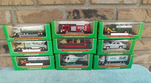 COLLECTION OF 9 HESS MINIATURE COLLECTIBLE VEHICLES NEW IN BOXES ALL 1998 - 2006 - Picture 1 of 21