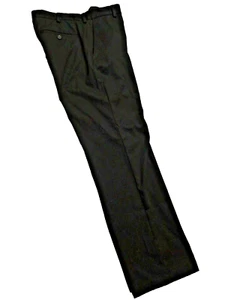 Van Heusen Studio Men's Size 32/30 Black Flat Front Dress Pants - Pre-worn - Picture 1 of 5