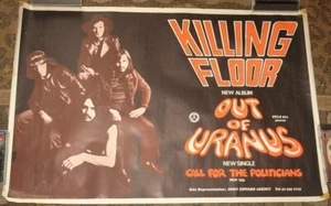 KILLING FLOOR OUT OF URANUS CALL POLITICIANS UK PENNY FARTHING PROMO POSTER 1970 - Picture 1 of 2