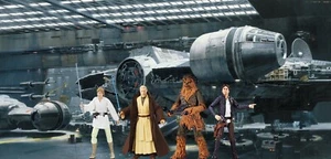 Star Wars Hasbro Kenner Black Series 6" 3.75" Action Figure Diorama Backdrop #6 - Picture 1 of 12