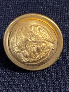 Sigillo di Stato del New Mexico Bottone Oro Cupola Misura 15/16” Qualità Superiore Milizia - Foto 1 di 6