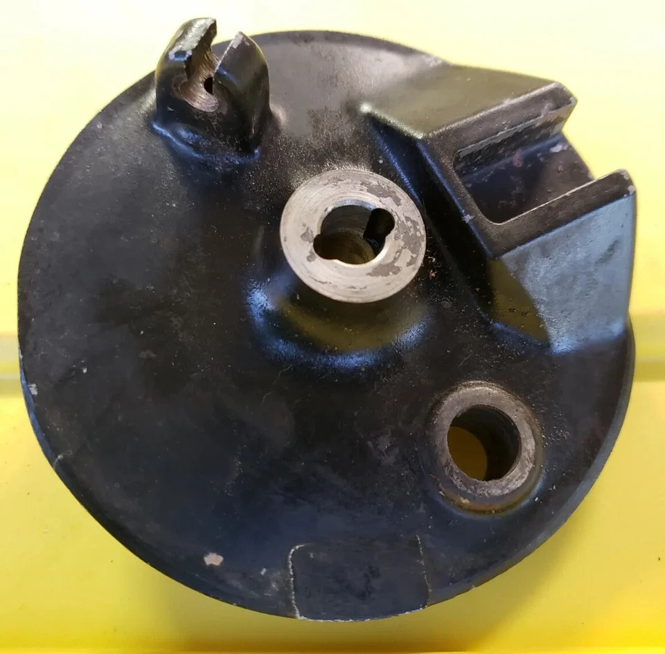 1983 - 1987 KAWASAKI KX60 FRONT BRAKE PANEL 41035-1098 HOLDER CAM KX 60   - Image 1 of 2