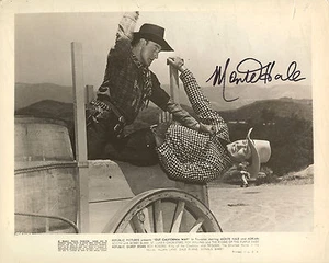 Vintage Original Monte Hale Autograph - Picture 1 of 1