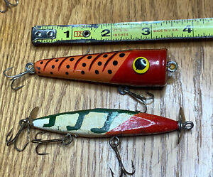 Pair of Unknown Wooden Lures