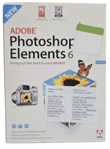 Adobe Photoshop Elements 6 Software Complete in Box! - Picture 1 of 2