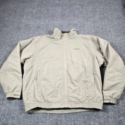Chaqueta Cabela's Para Hombres 2XL Alta Caqui Forrada de Vellón Cremallera Completa Abrigo Exterior Senderismo Foto 1 de 4